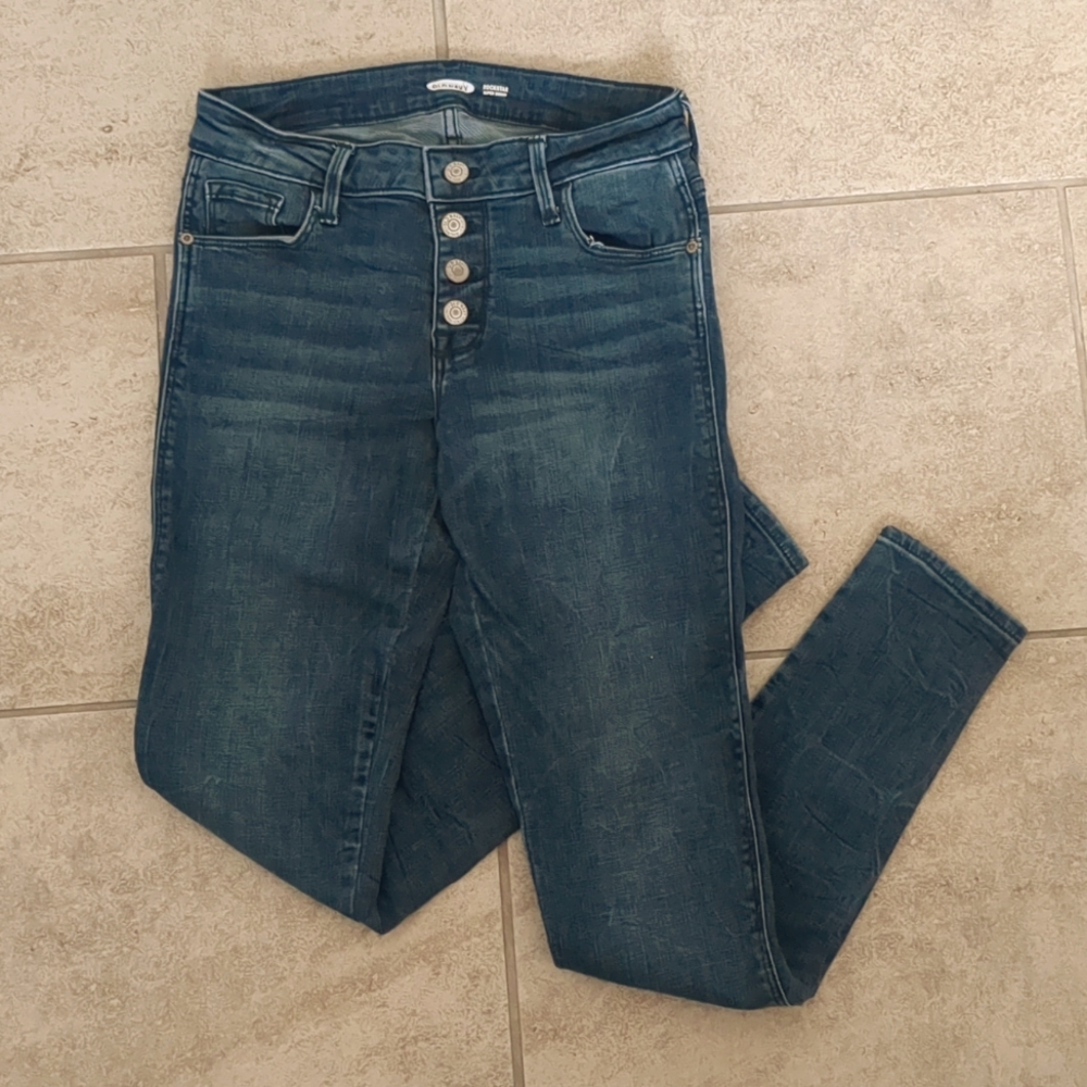 Old Navy Button Fly Skinny Jeans